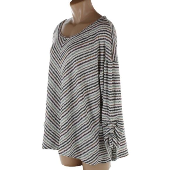 Style & Co Confetti Stripe Sweater - Picture 3 of 9